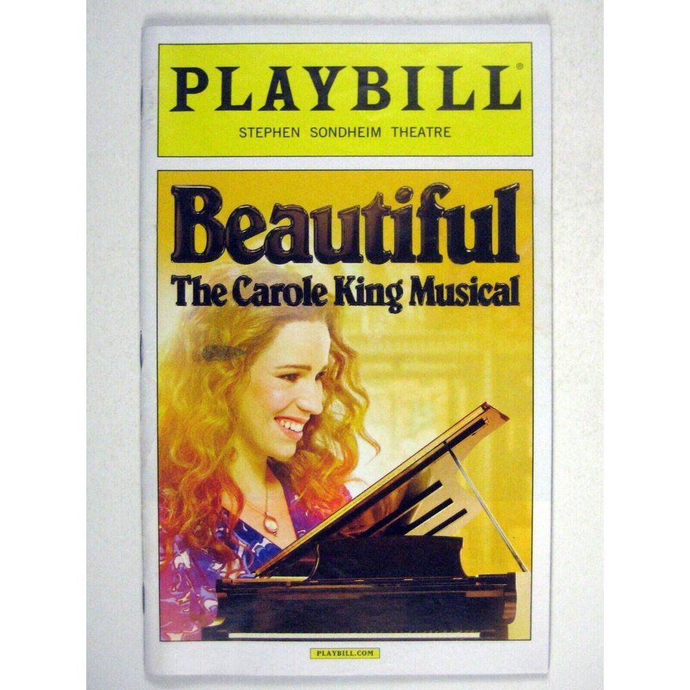 Beautiful Carole King Playbill May 2016 Chiliana Kennedy Ben Jacoby Jessica Wynn